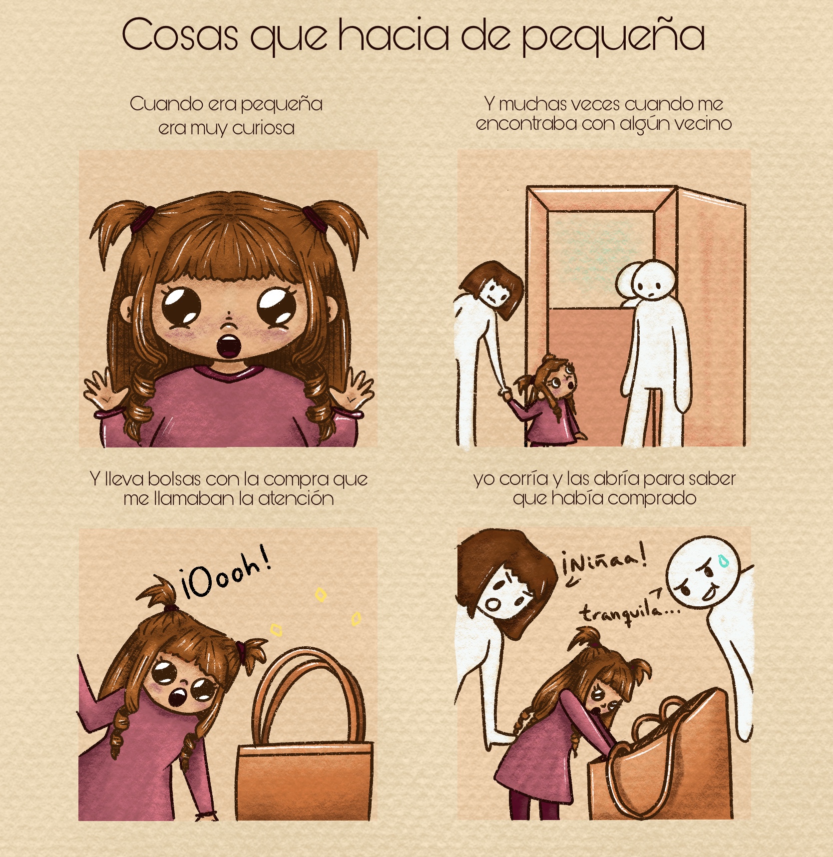 Childhood Memories — sequential illustration